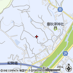 和歌山県田辺市秋津町1436周辺の地図
