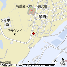 福岡県直方市頓野259-40周辺の地図