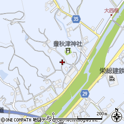 和歌山県田辺市秋津町1550-3周辺の地図