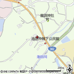 長崎県壱岐市石田町池田仲触806周辺の地図