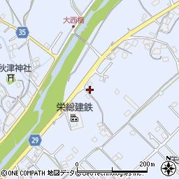 和歌山県田辺市秋津町366周辺の地図