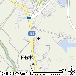 福岡県宮若市下有木921周辺の地図