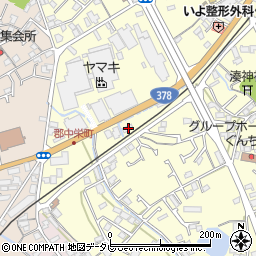 愛媛県伊予市米湊1667周辺の地図