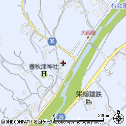 和歌山県田辺市秋津町1640-8周辺の地図