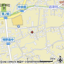 福岡県直方市頓野1850周辺の地図