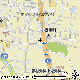 愛媛県伊予郡砥部町宮内593-1周辺の地図