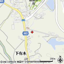福岡県宮若市下有木970周辺の地図