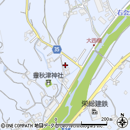 和歌山県田辺市秋津町1641-3周辺の地図