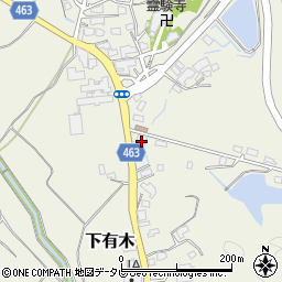 福岡県宮若市下有木976周辺の地図