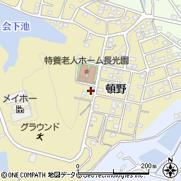 福岡県直方市頓野259-86周辺の地図