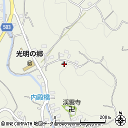 福岡県福津市内殿750周辺の地図
