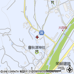 和歌山県田辺市秋津町1631-3周辺の地図