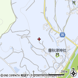 和歌山県田辺市秋津町1580-1周辺の地図