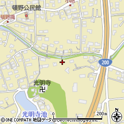 福岡県直方市頓野575周辺の地図