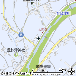 和歌山県田辺市秋津町1654-14周辺の地図