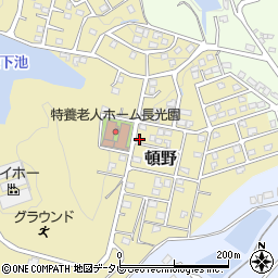 福岡県直方市頓野259-10周辺の地図