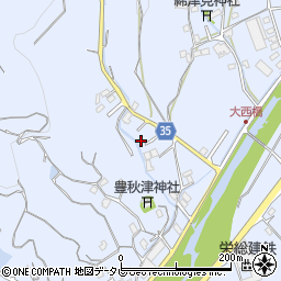 和歌山県田辺市秋津町1631-9周辺の地図