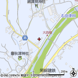 和歌山県田辺市秋津町1654-8周辺の地図
