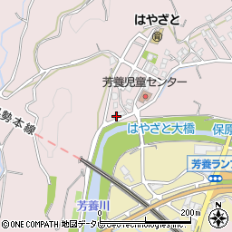 和歌山県田辺市芳養町1695周辺の地図
