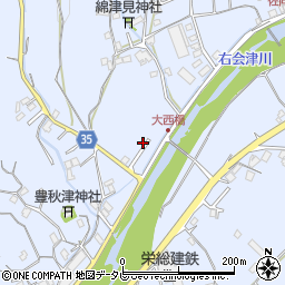 和歌山県田辺市秋津町1654-9周辺の地図