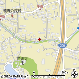 福岡県直方市頓野1752周辺の地図