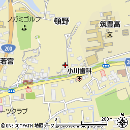 福岡県直方市頓野3988周辺の地図