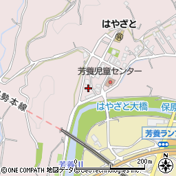 和歌山県田辺市芳養町1677周辺の地図