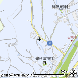 和歌山県田辺市秋津町1622周辺の地図