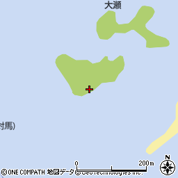 壱岐大瀬灯台周辺の地図