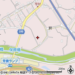 和歌山県田辺市芳養町1972周辺の地図