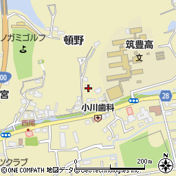 福岡県直方市頓野3991周辺の地図