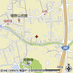 福岡県直方市頓野1756周辺の地図