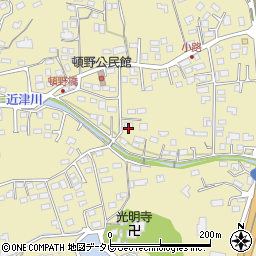 福岡県直方市頓野1734-1周辺の地図