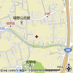 福岡県直方市頓野1757周辺の地図