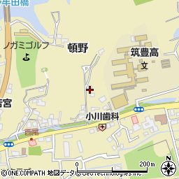 福岡県直方市頓野3993周辺の地図