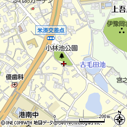 愛媛県伊予市米湊190-2周辺の地図