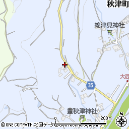和歌山県田辺市秋津町1610-1周辺の地図
