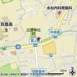 福岡県直方市頓野1545周辺の地図