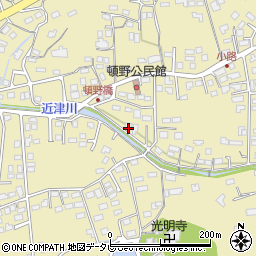 福岡県直方市頓野1724周辺の地図