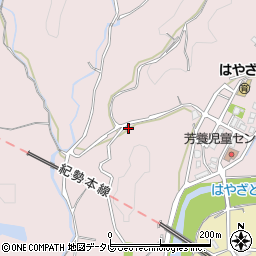 和歌山県田辺市芳養町647周辺の地図