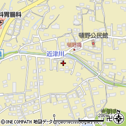 福岡県直方市頓野1779周辺の地図