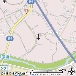和歌山県田辺市芳養町2743周辺の地図