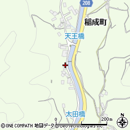 和歌山県田辺市稲成町2633周辺の地図