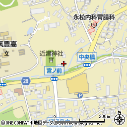 福岡県直方市頓野1546周辺の地図