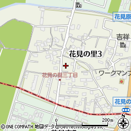 福岡県福津市花見の里3丁目15周辺の地図