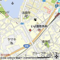 愛媛県伊予市米湊864周辺の地図