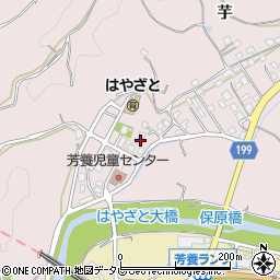 和歌山県田辺市芳養町1776周辺の地図