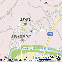 和歌山県田辺市芳養町1777周辺の地図