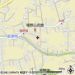 福岡県直方市頓野1728周辺の地図