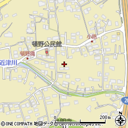 福岡県直方市頓野1737周辺の地図